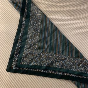 Vintage square neck scarf
